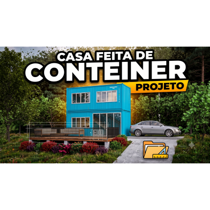 CASA FEITA DE CONTEINERS FAMILIAS REVIT